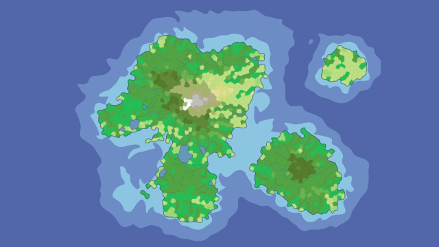 polygonal biomes map